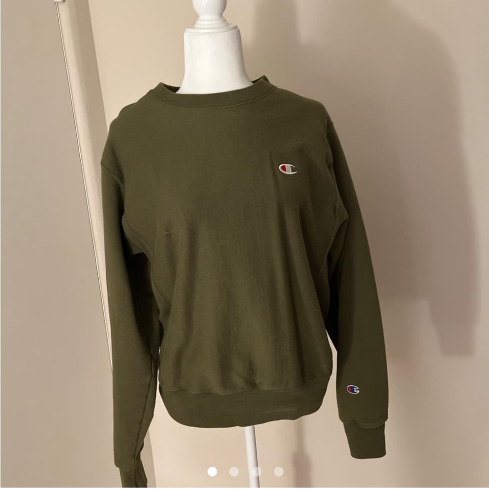 green champion crew neck